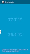برنامه‌نما iThermometer عکس از صفحه