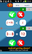 Math true/false screenshot 1