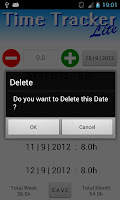 Time Tracker Lite capture d'écran 2