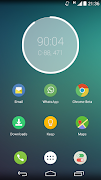 Decimal Time Clock Widget الملصق