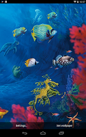 Sea Aquarium Live Wallpaper captura de pantalla 1