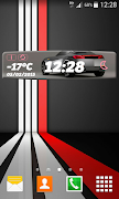 برنامه‌نما Car Clock Weather Widget عکس از صفحه