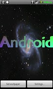 3D Droid Logo الملصق