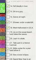 100 Things To Do screenshot 1