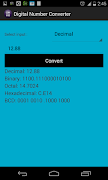 Digital Number Converter ภาพหน้าจอ 1