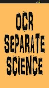 پوستر GCSE Separate Science - OCR