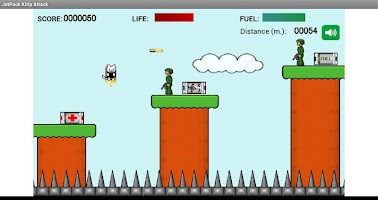 JetPack Kitty Attack Free Ver. captura de pantalla 2