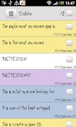 SE Notepad captura de pantalla 3