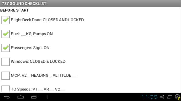 Descargar APK de 737 Sound Checklist