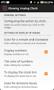Glowing Analog Clock screenshot 5