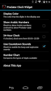 Predator Clock Widget syot layar 3