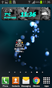 Skulls Clock Weather Widget 스크린샷 2