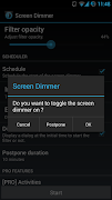 برنامه‌نما Screen Dimmer عکس از صفحه