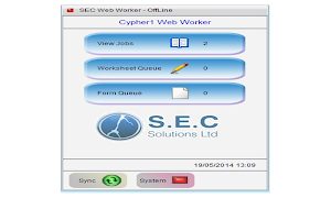 Web Worker syot layar 1