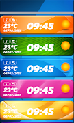 Digital Clock Weather Widget screenshot 1