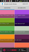 Simple Audio Notes bài đăng