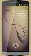 Infinity Love GO LOCKER THEME اسکرین شاٹ 1
