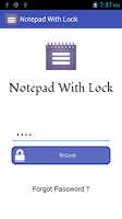 Notepad With Lock تصوير الشاشة 6