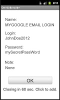 OmniaBarcode screenshot 4