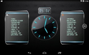 Clock and weather screenshot 2