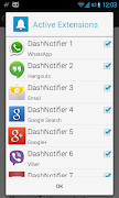 DashNotifier for DashClock capture d'écran 4