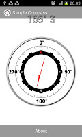 1 Schermata Simple Compass