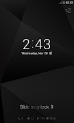 برنامه‌نما Simple Black Dodol Locker عکس از صفحه