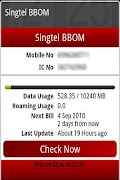 Singtel Mini BBOM Widget Beta imagem de tela 1