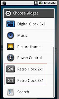 Retro Clock Widget скриншот 4