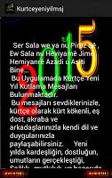 KÜRTÇE YENİ YIL MESAJLARI ảnh chụp màn hình 1