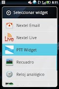 PTT Widget Affiche