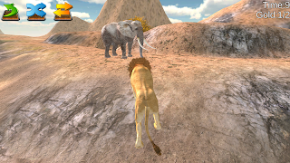 Lion Attack 3D captura de pantalla 1
