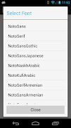 Note Font Screenshot 1