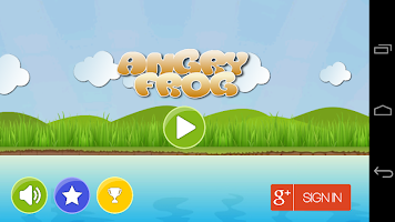Angry Frog الملصق