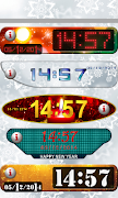 New Year Clock Widget penulis hantaran