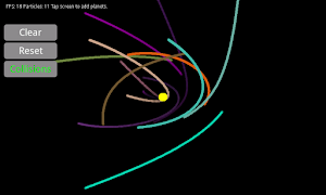 Gravity Simulator Alpha اسکرین شاٹ 2