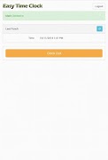 3 Schermata Easy Time Clock