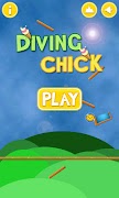 Poster Diving Chick