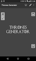 Thrones Generator poster