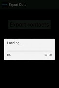 Export Contacts & Data in CSV Screenshot 1