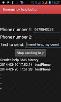 Emergency help button تصوير الشاشة 2