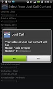 Just Call capture d'écran 3