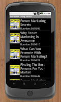 Forum Marketing Secrets poster