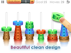 Zen Hanoi - Smart and Fun Puzzle Tower Game スクリーンショット 5