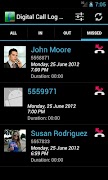 Digital Call Log Demo syot layar 2