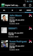 Digital Call Log Demo Ekran Görüntüsü 2