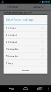 verrouillage d'application screenshot 4