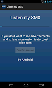 Listen my SMS الملصق