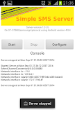 برنامه‌نما Simple SMS Server عکس از صفحه