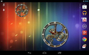 Steampunk Analog Clock Widget ภาพหน้าจอ 5
